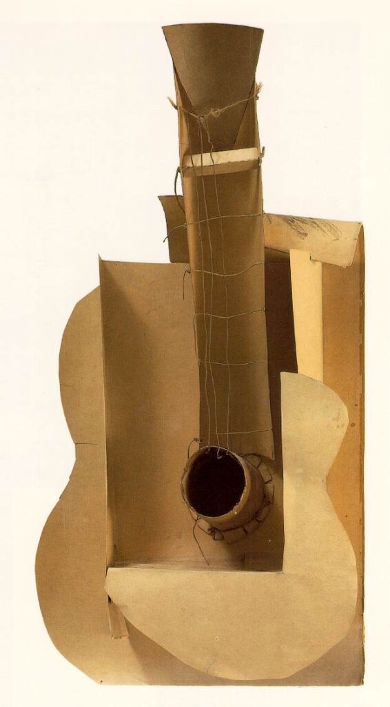 Guitar (1912) - Pablo Picasso Tablo