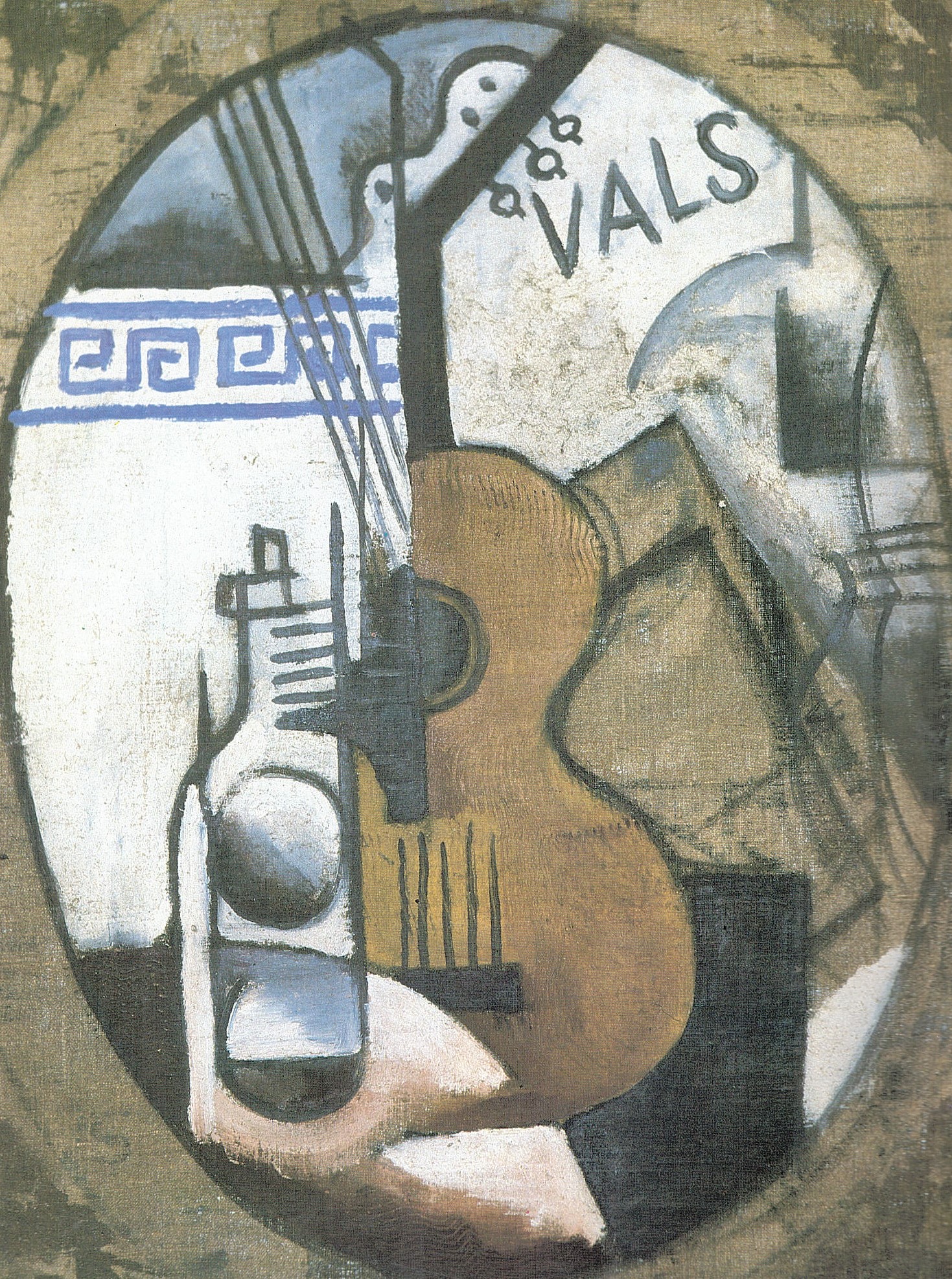 Guitar (1914) - Lyubov Popova Tablo