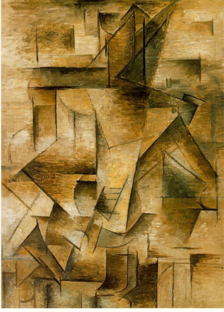 Guitar player (1910) - Pablo Picasso Tablo