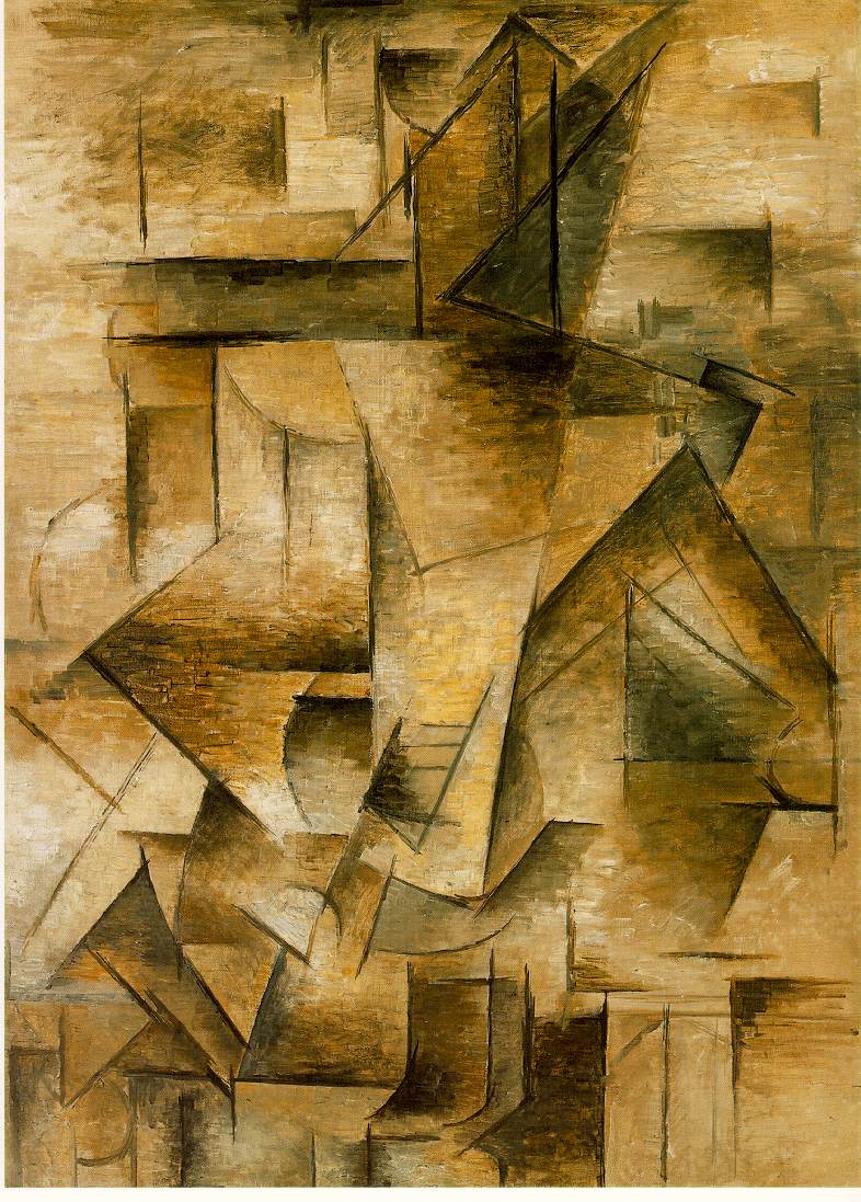 Guitar player (1910) - Pablo Picasso Tablo