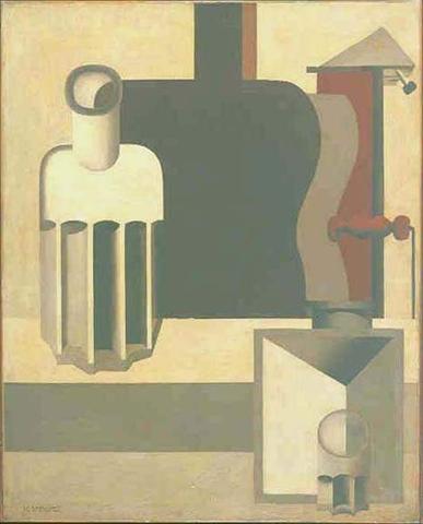 Guitare verticale (2ème version) (1920) - Le Corbusier Tablo