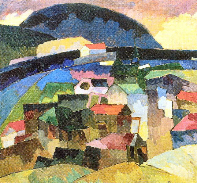 Gursuf (1913) – Aristarkh Lentulov Tablo