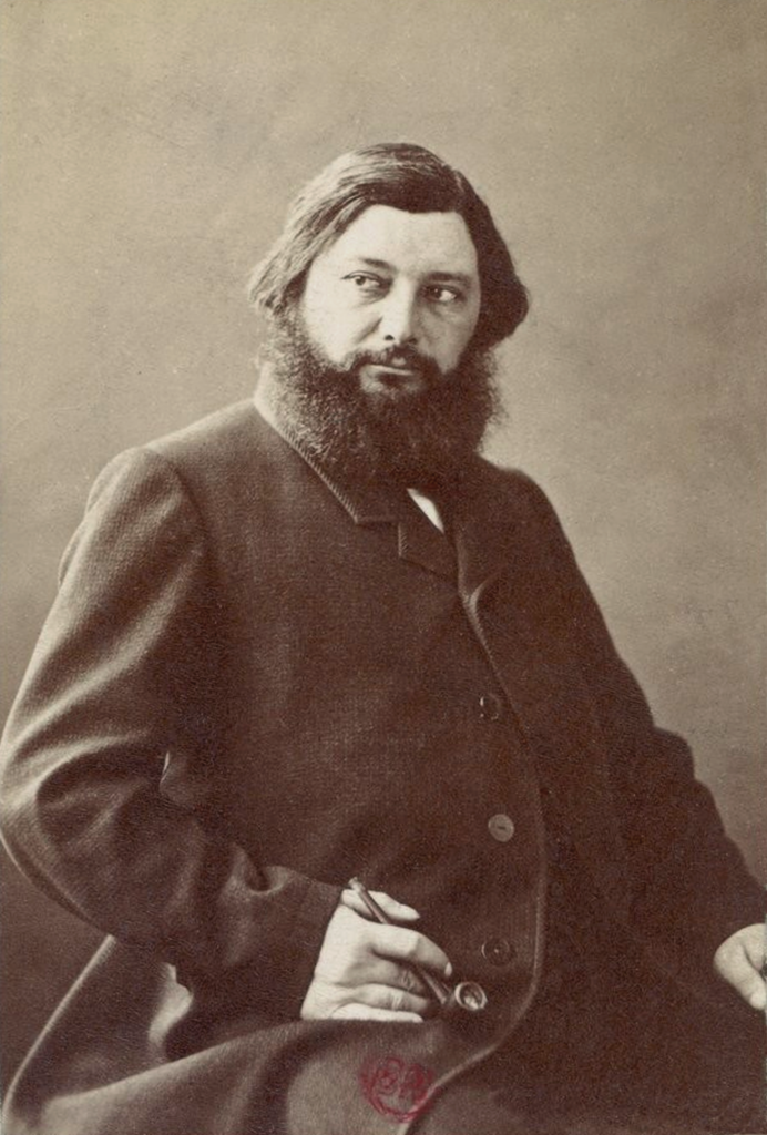 Gustave Courbet (1860) - Félix Nadar Tablo