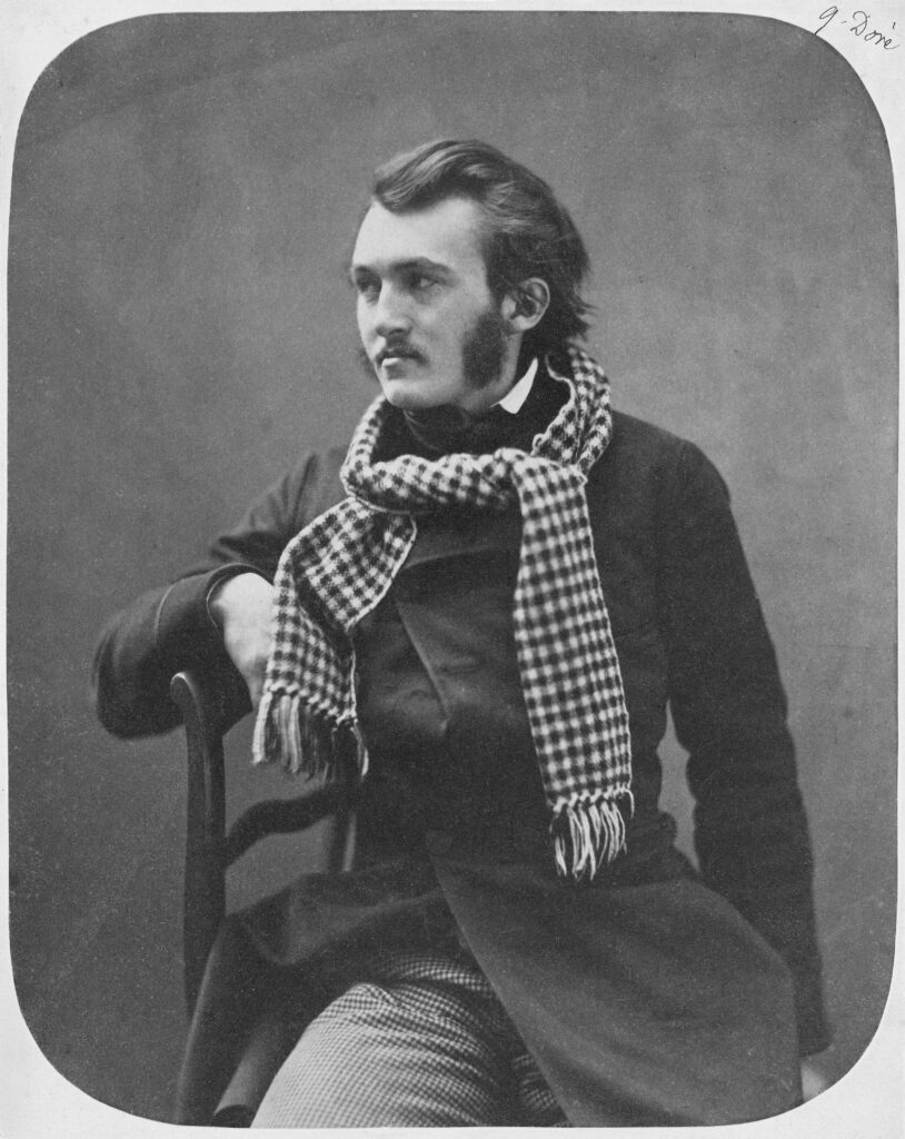 Gustave Doré (1855) - Félix Nadar Tablo