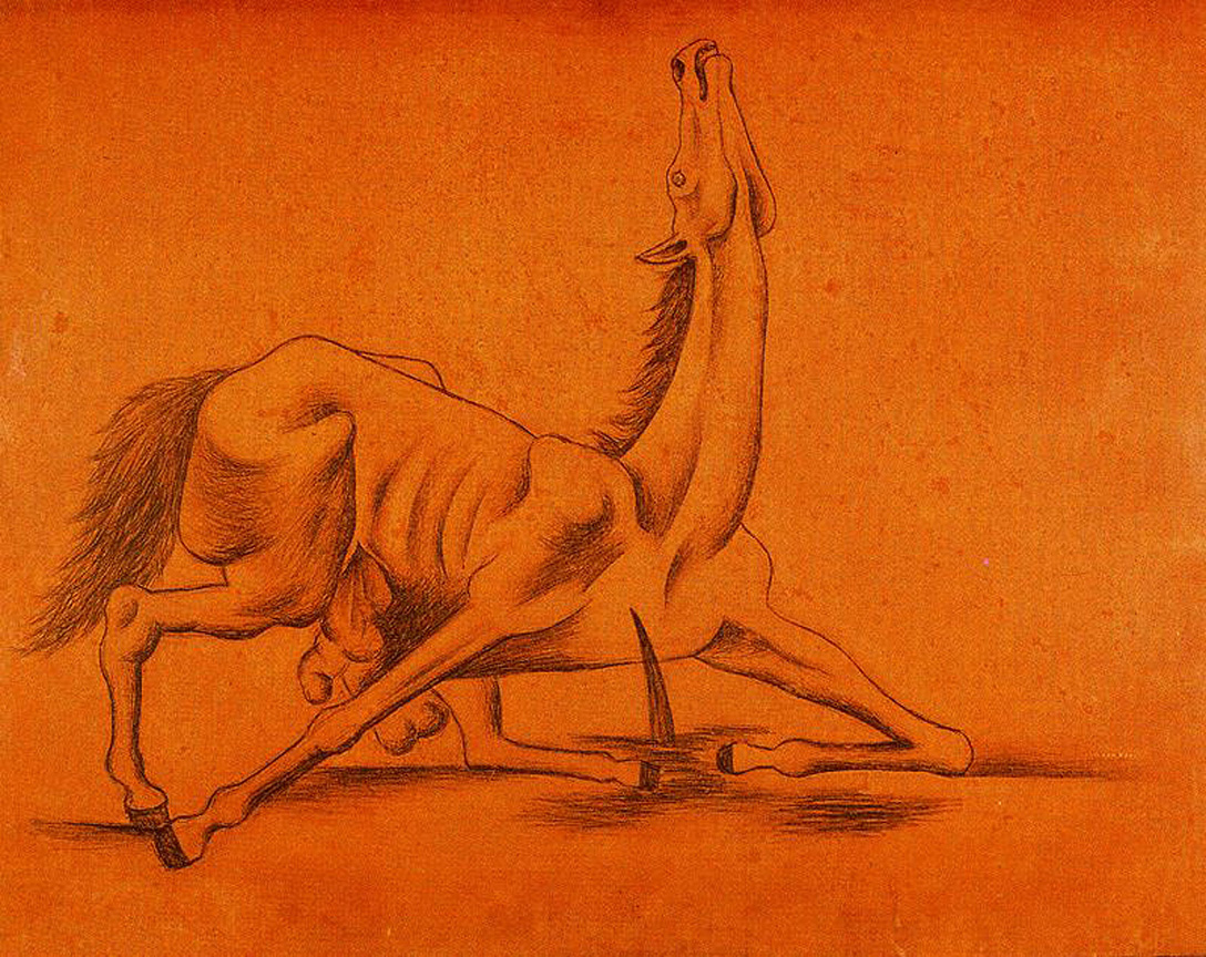 Gutted horse (1917) - Pablo Picasso Tablo