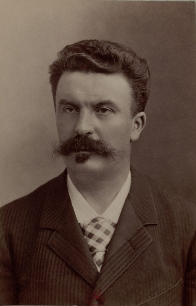 Guy De Maupassant (1888) - Félix Nadar Tablo