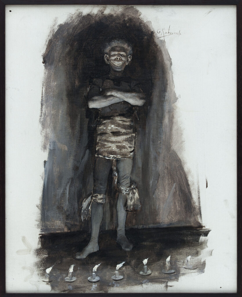 Gwynplaine. L'homme Qui Rit - Georges Rochegrosse Tablo