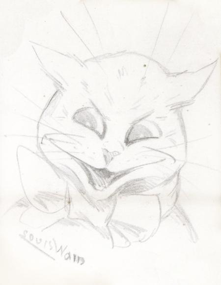 HAPPY CAT – Louis Wain Tablo