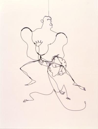 HERCULES AND LION (1928) – Alexander Calder Tablo