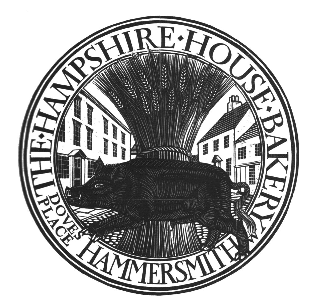 Hampshire House Bakery, Hammersmith - Eric Gill Tablo