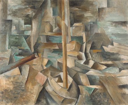 Harbor (1909) - Georges Braque Tablo