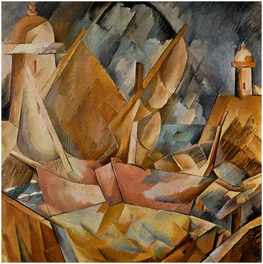 Harbor in Normandy (1909) - Georges Braque Tablo