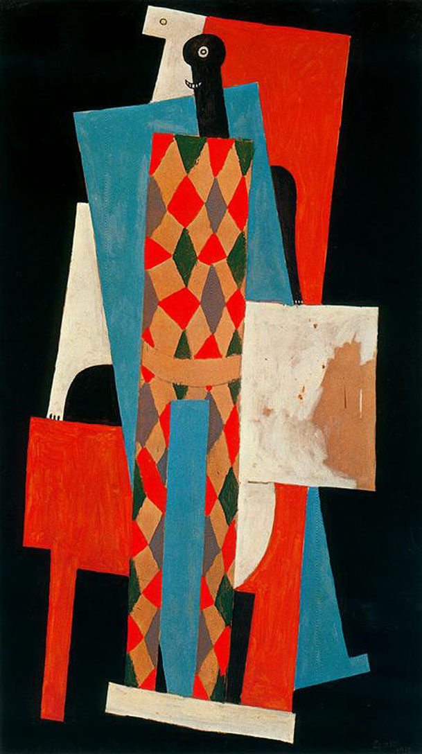 Harlequin (1915) - Pablo Picasso Tablo