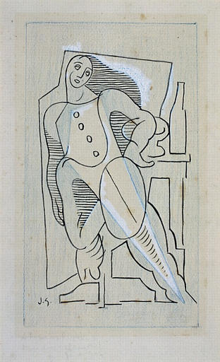 Harlequin (1920) - Juan Gris Tablo
