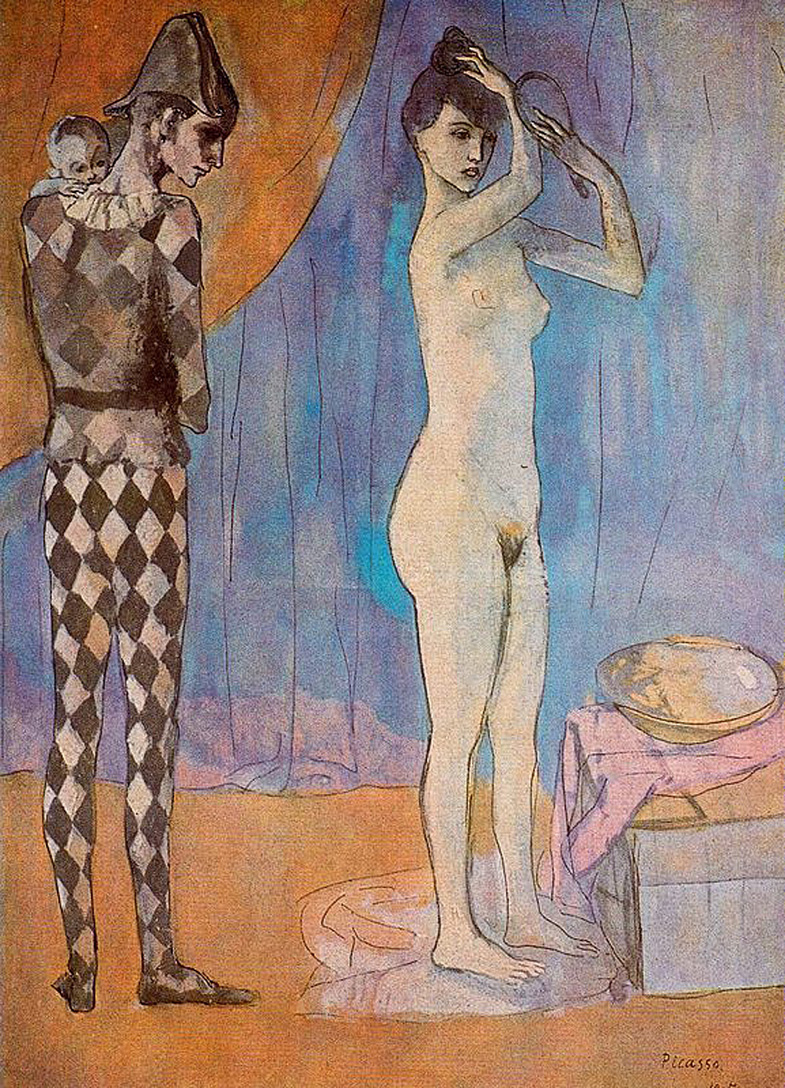 Harlequin's family (1905) - Pablo Picasso Tablo