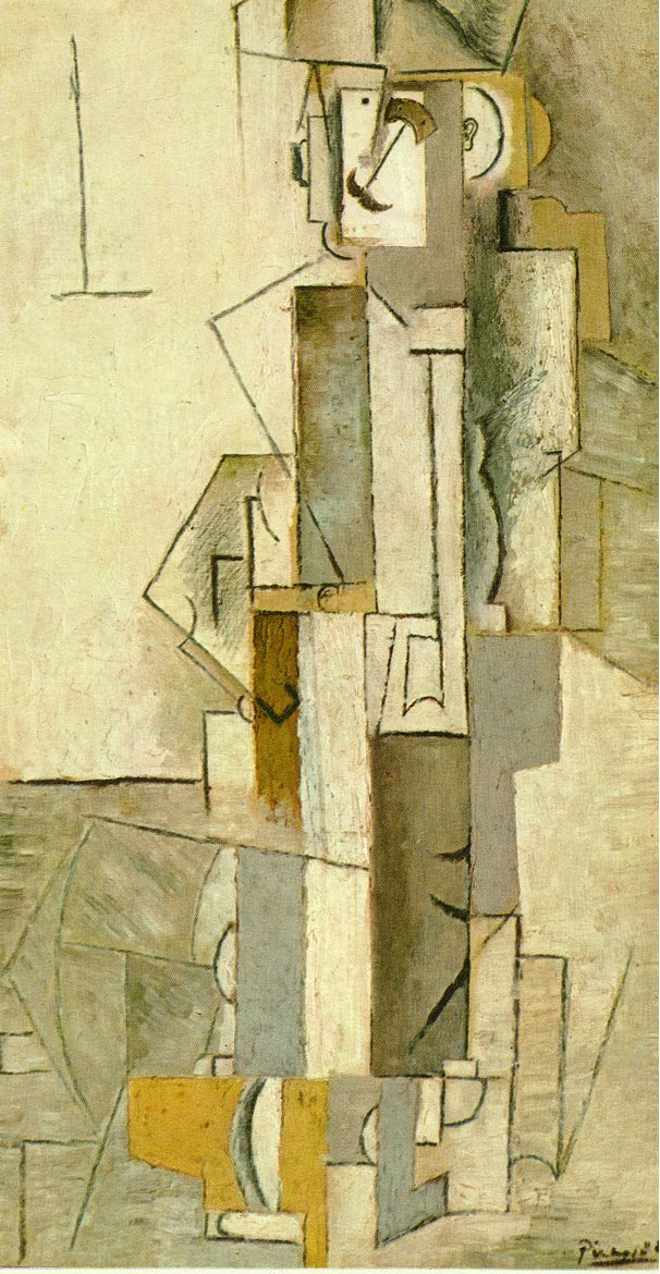 Harlequinesque personage (1913) - Pablo Picasso Tablo