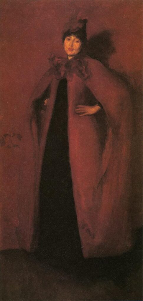 Harmony in Red Lamplight (1886) - James McNeill Whistler Tablo