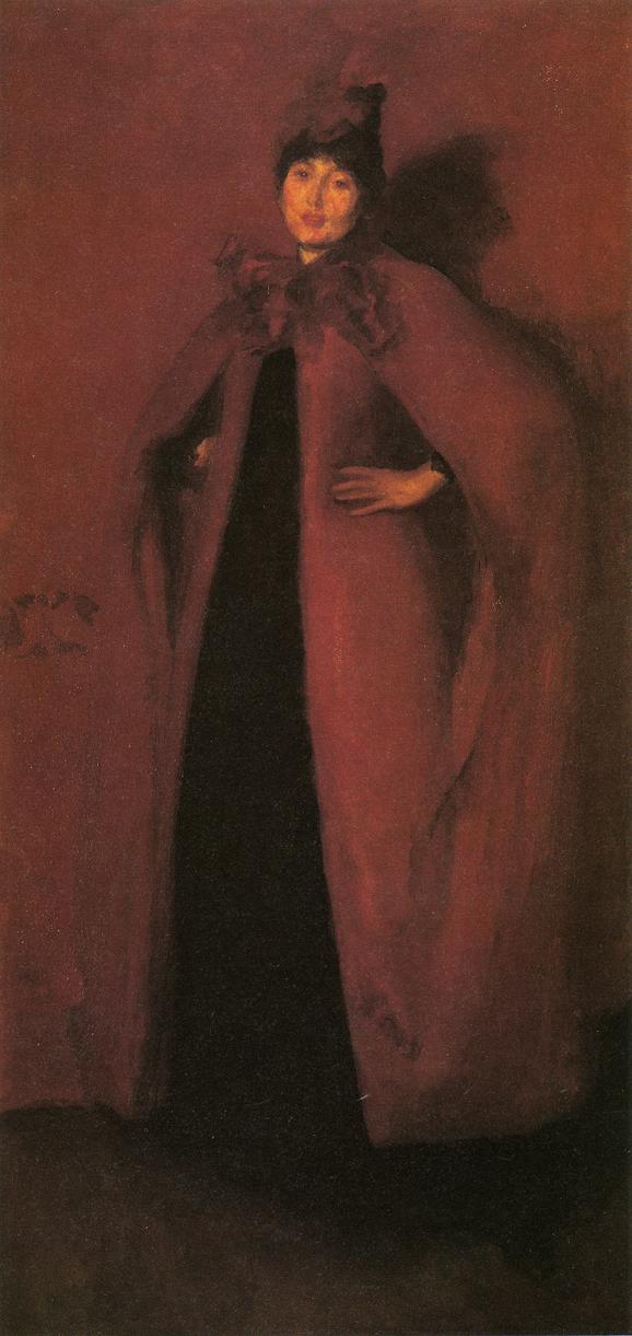 Harmony in Red Lamplight (1886) - James McNeill Whistler Tablo