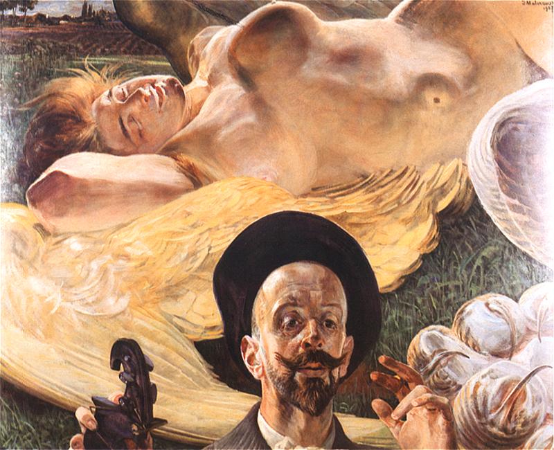 Harpy in a dream - Jacek Malczewski Tablo