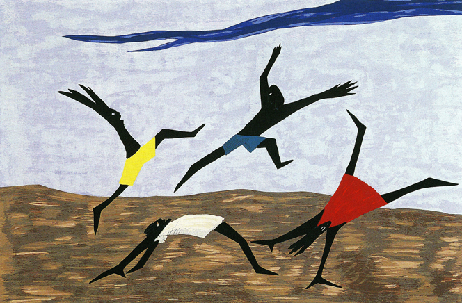 Harriet Tubman Series (Panel #4) (1940) – Jacob Lawrence Tablo