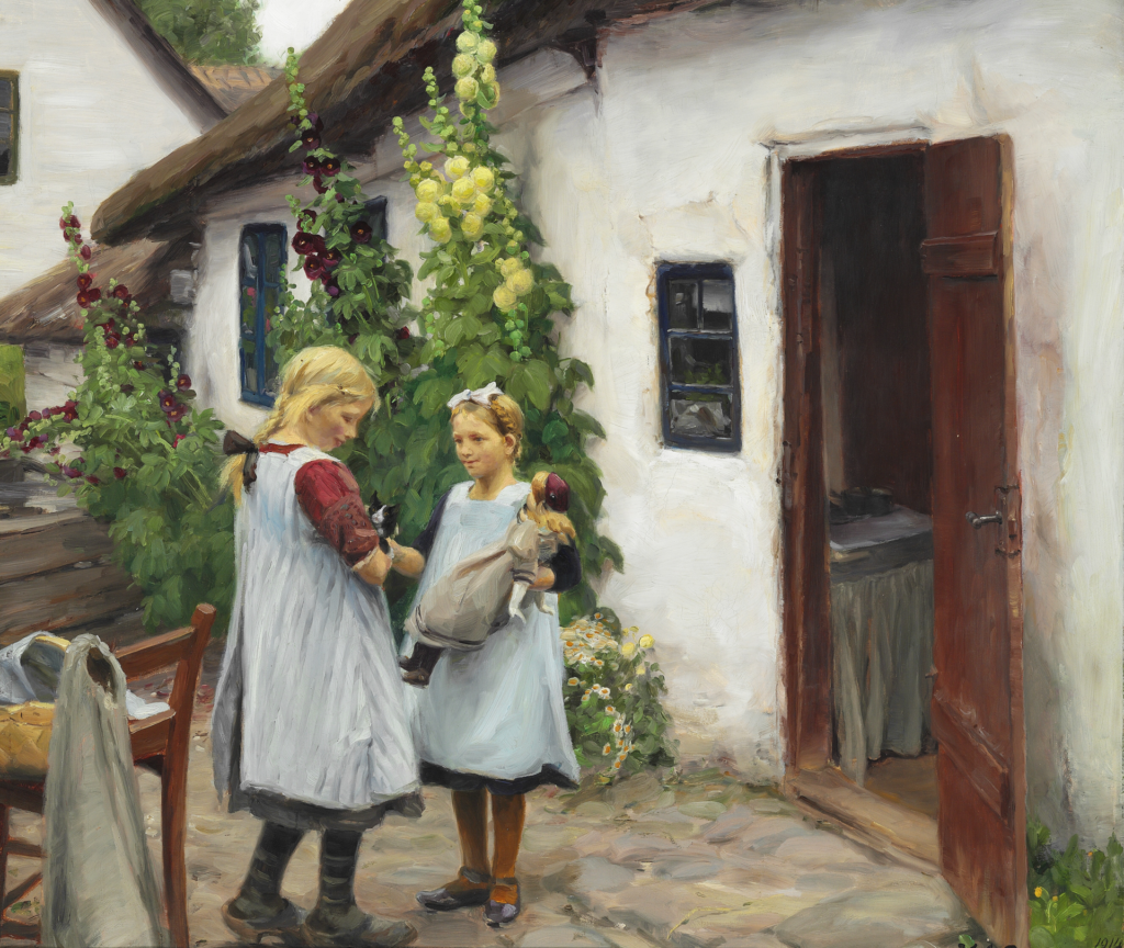 Have You Seen My Kitten (1914) - Hans Andersen Brendekilde Tablo
