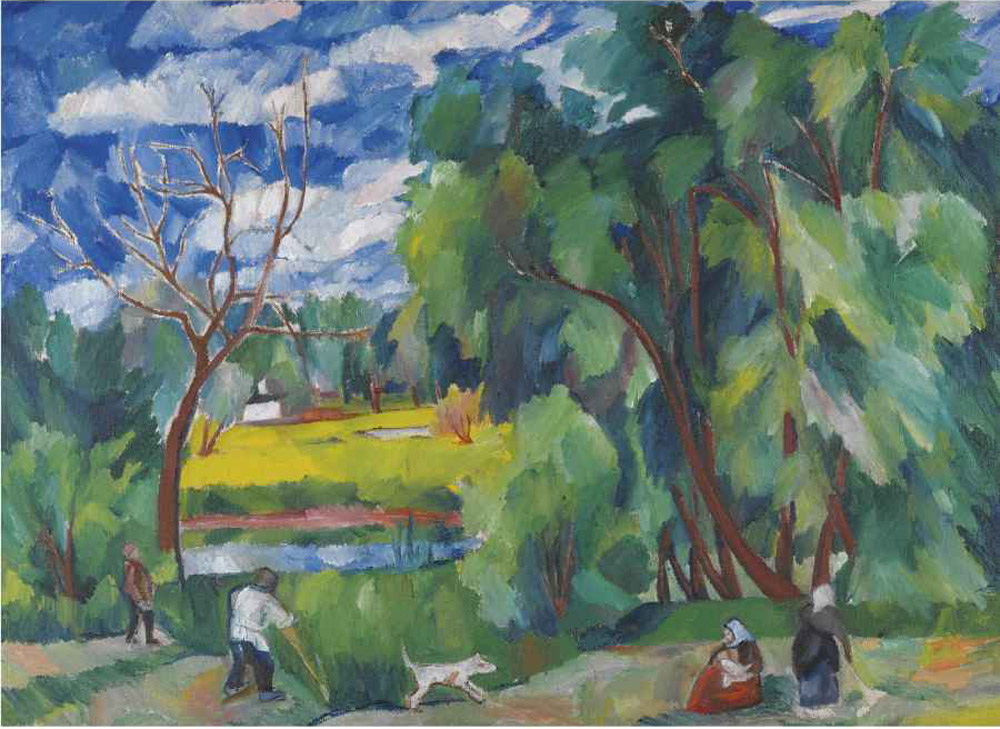 Haymaking (1905) - Natalia Goncharova Tablo