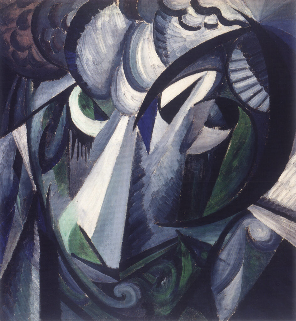 Head (1914) - Oleksandr Bogomazov Tablo
