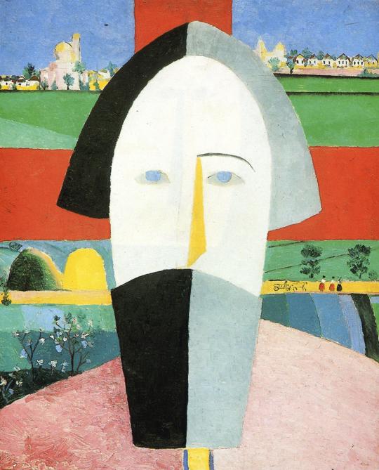 Head of Peasant (1932) - Kazimir Malevich Tablo