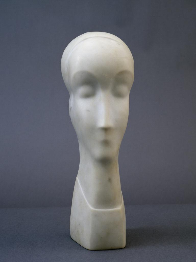 Head of a Woman (1920) - Olexandr Archipenko Tablo