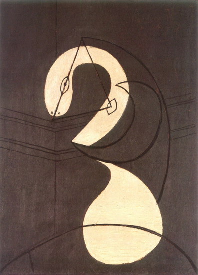 Head of a woman (1930) - Pablo Picasso Tablo