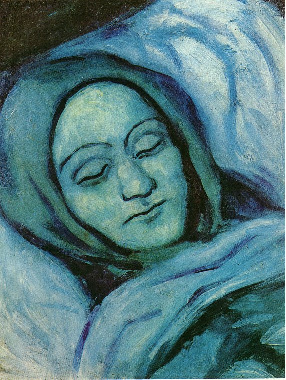 Head of dead woman (1902) - Pablo Picasso Tablo