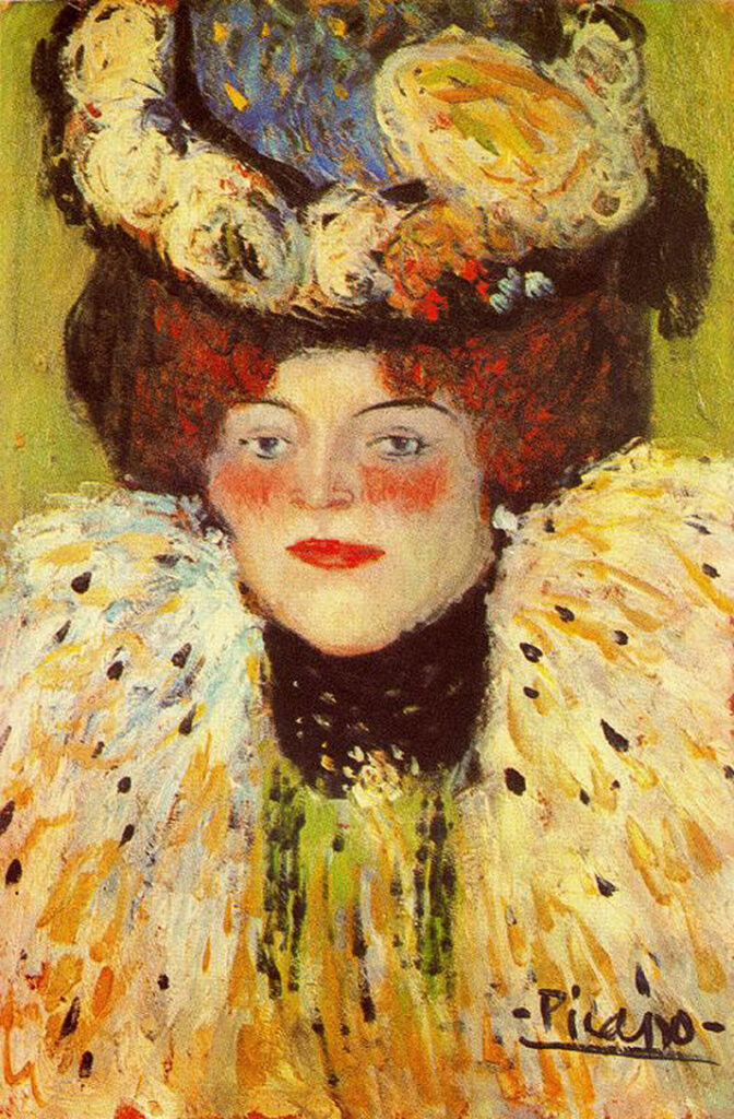 Head of woman (1901) - Pablo Picasso Tablo