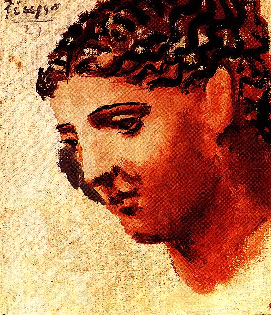 Head of woman (1923) - Pablo Picasso Tablo