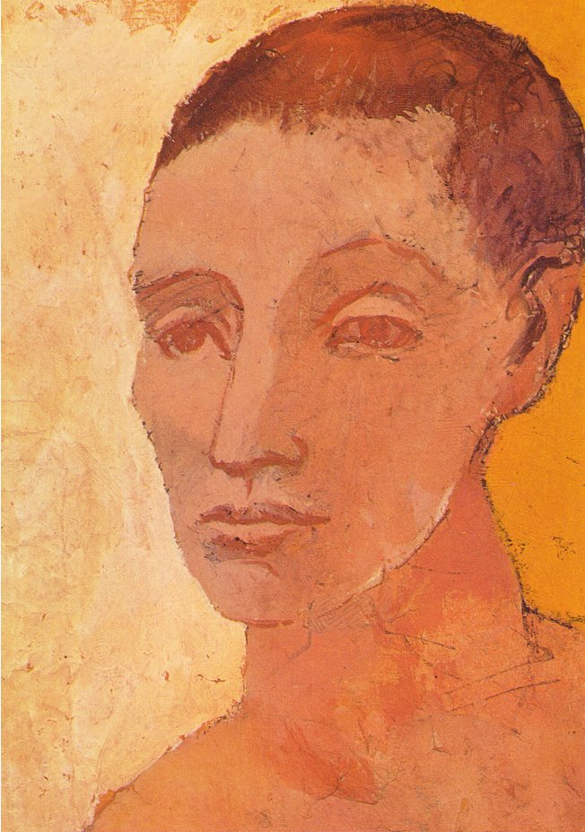 Head of young man (1906) - Pablo Picasso Tablo