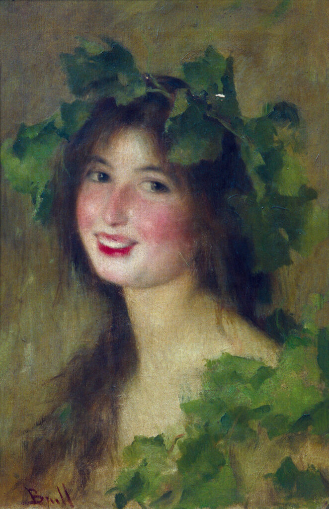 Head study (1898) - Joan Brull Tablo