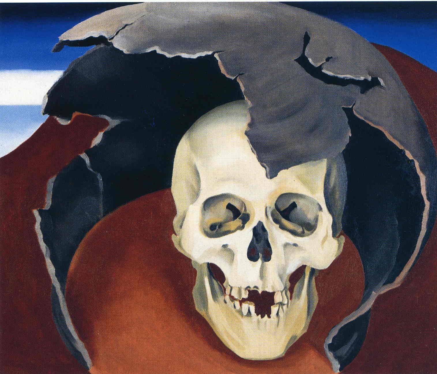 Head with Broken Pot (1942) - Georgia O'Keeffe Tablo