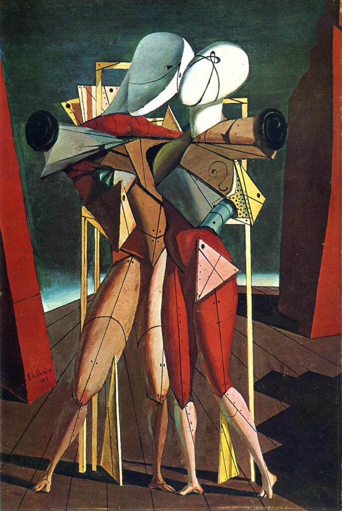 Hector and Andromache (1912) - Giorgio de Chirico Tablo