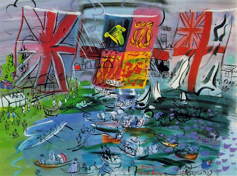 Henley Regatta (1933) - Raoul Dufy Tablo