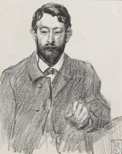 Henri Riviere portrait – Théophile Steinlen Tablo