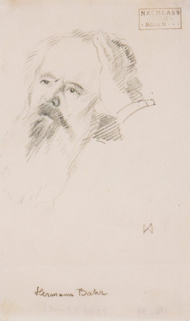 Hermann Bahr (1904) - Koloman Moser Tablo
