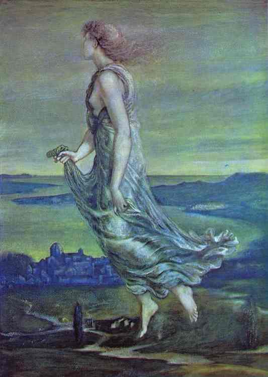 Hesperus. The Evening Star (1870) – Edward Burne-Jones Tablo