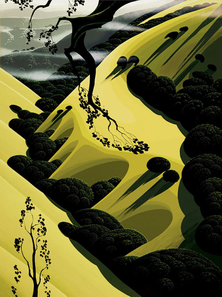 High Country Valley - Eyvind Earle Tablo