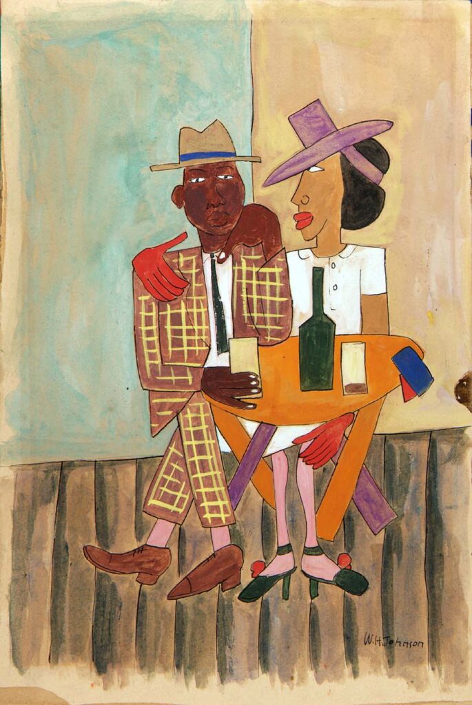 High Life, Harlem (1940) – William H. Johnson Tablo