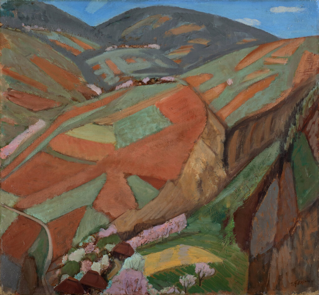 Highly Cultivated Hills (1938) - Fujishima Takeji Tablo