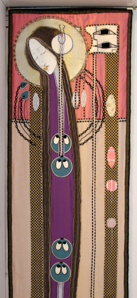Hill House Bedroom (detail) - Margaret Macdonald Tablo