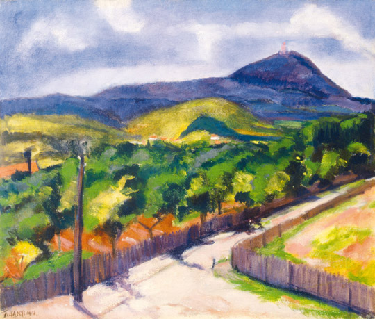 Hills in Buda (1916) - Lajos Tihanyi Tablo