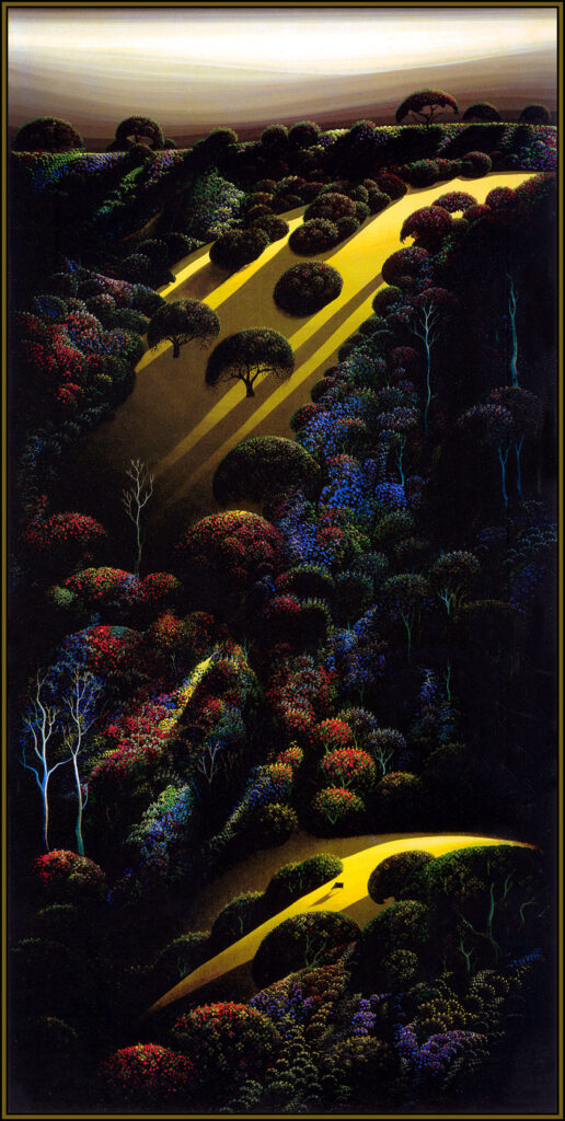 Hillside Magic - Eyvind Earle Tablo