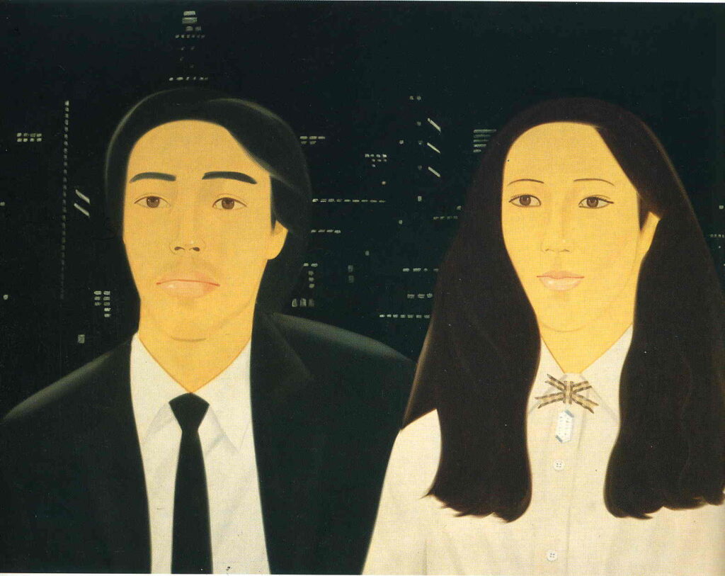 Hiroshi and Marcia - Alex Katz Tablo