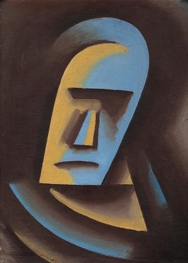 Hlava (1915) - Josef Čapek Tablo