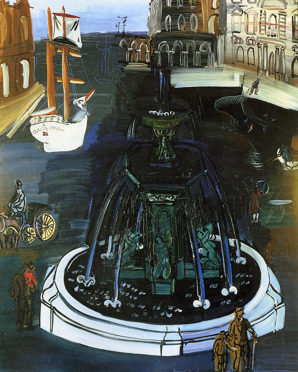 Homage To Claude Lorrain (1927) - Raoul Dufy Tablo